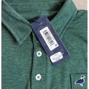 PROPERLY TIED Boys Size 7 Green Pocket Polo , Soft Cotton Blend NEW $48